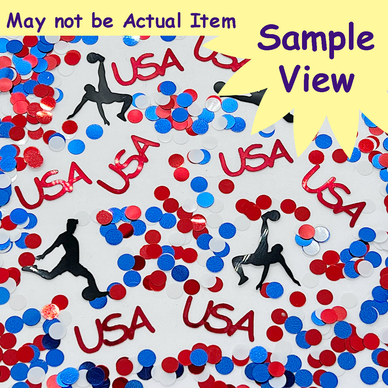 Confetti Circle 1/4" Black, Fuchsia