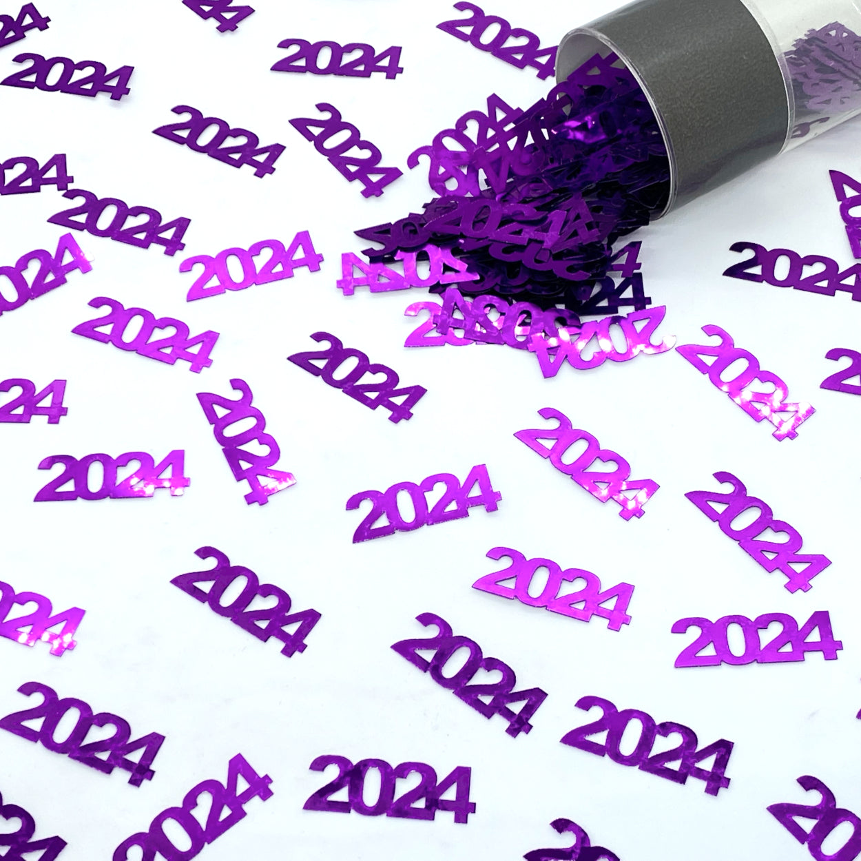 Confetti Year 2024 Green, Purple