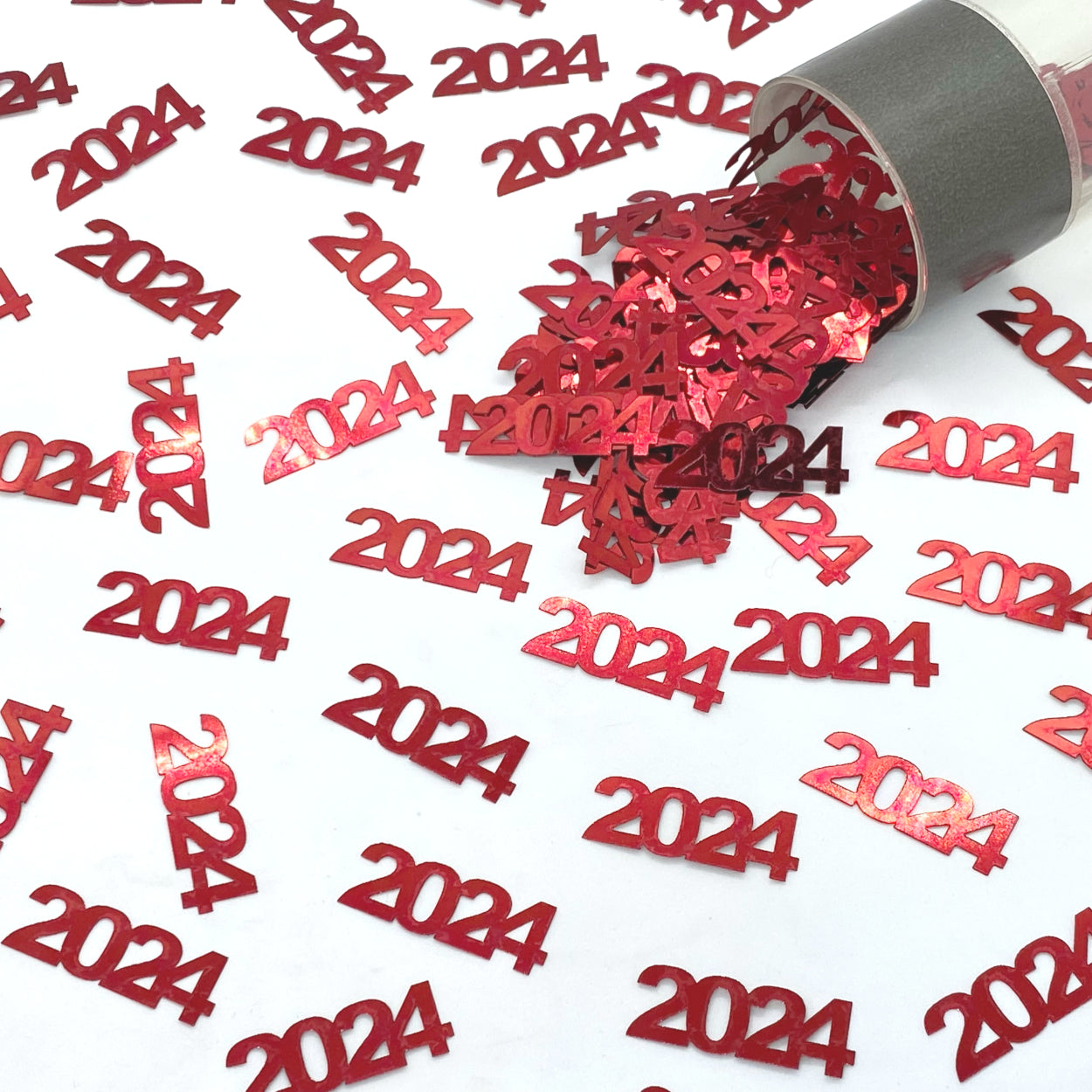 Confetti Year 2024 Blue Royal, Red