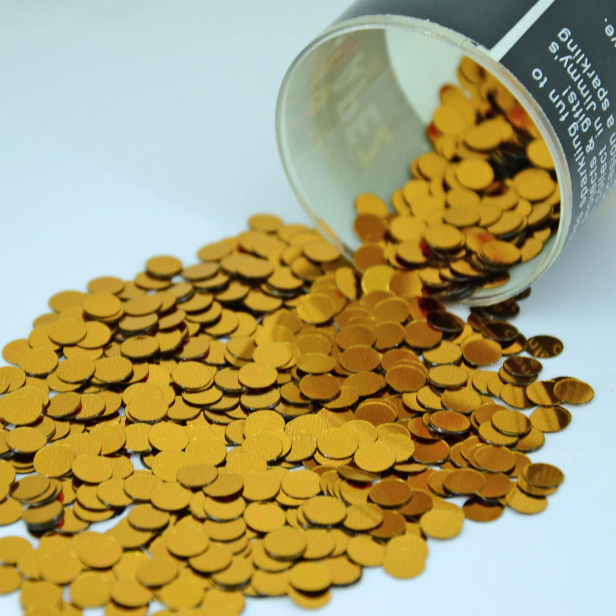 Confetti Circle 1/4" Orange, Red