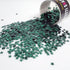 Confetti Star 1/4" Green Hunter, Orange