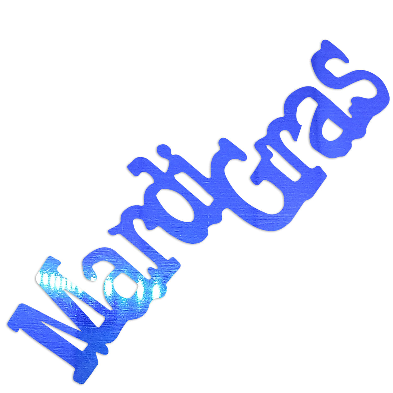 Custom-Bigs 2" & 5" - MARDI GRAS Blue Royal