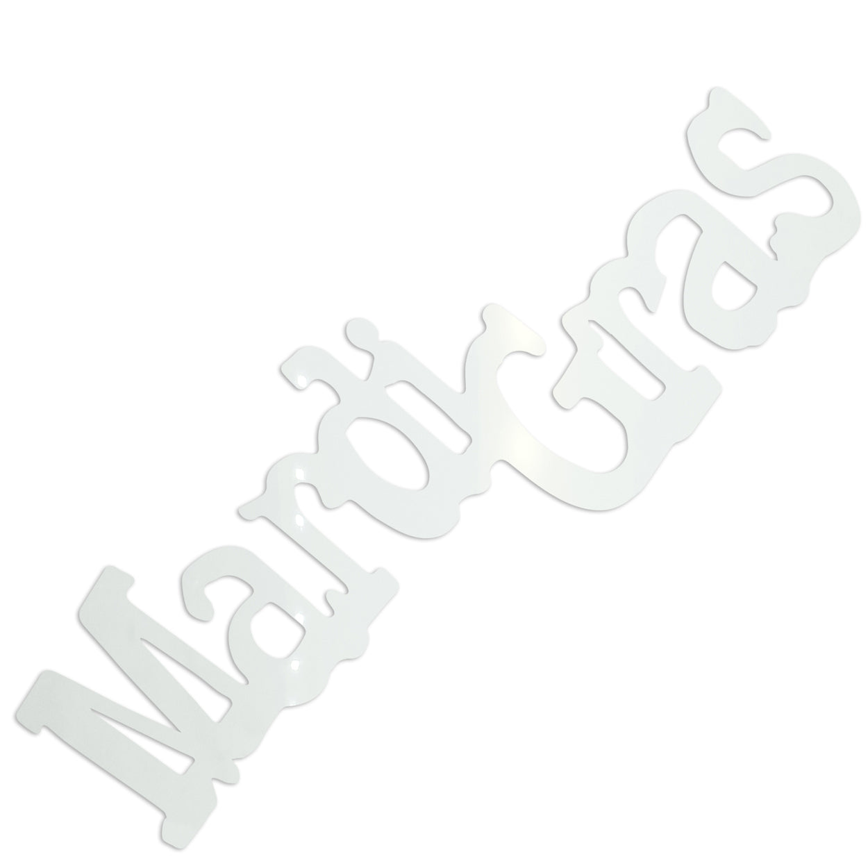 Custom-Bigs 2" & 5" - MARDI GRAS White