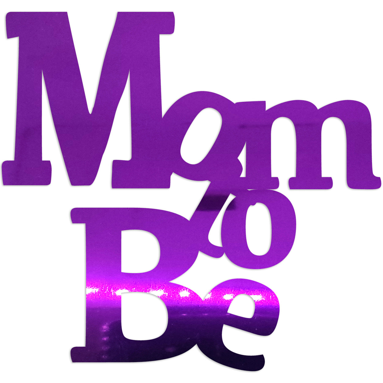 Custom-Bigs 2" & 5" - MOM TO BE Purple