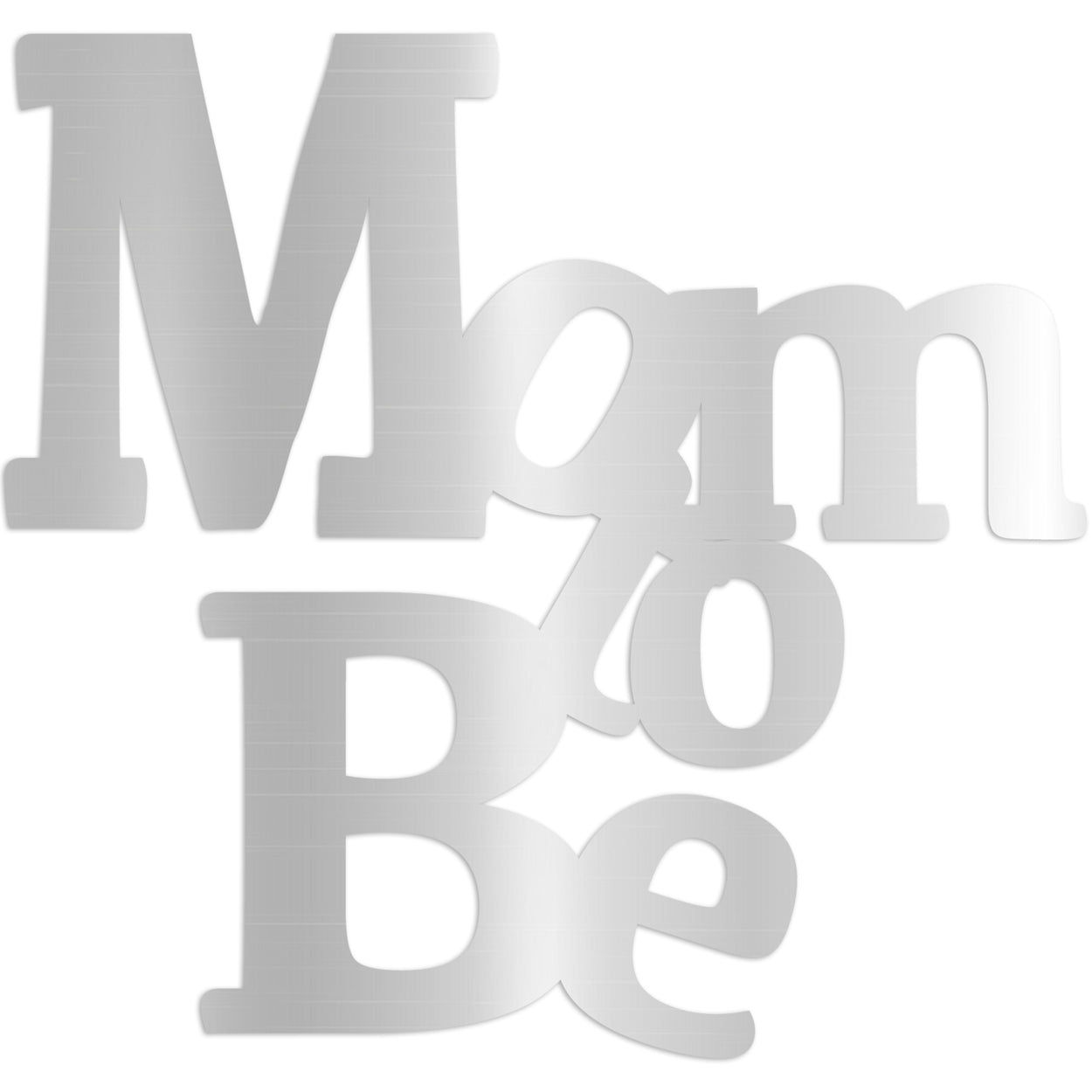 Custom-Bigs 2" & 5" - MOM TO BE Silver