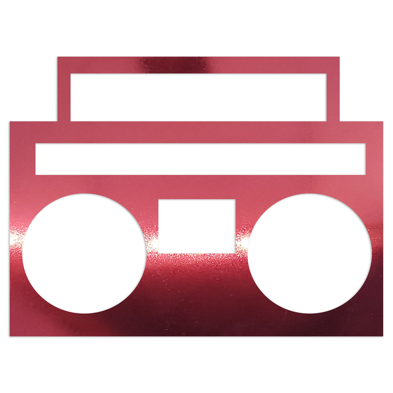 Custom-Bigs 2" & 5" - BOOM BOX Red