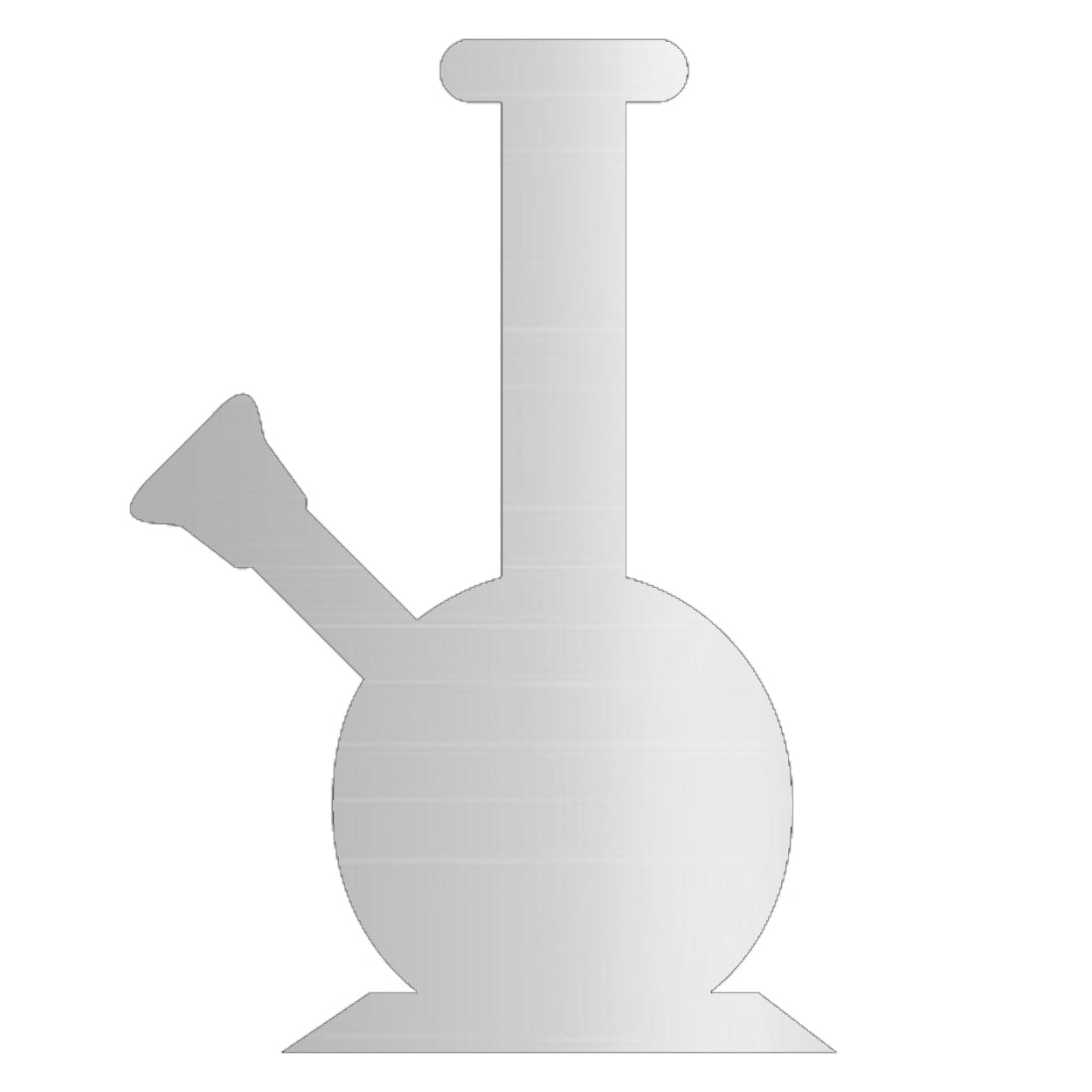 Custom-Bigs 2" & 5" - BONG  Silver