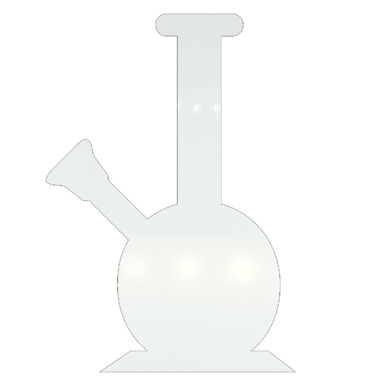 Custom-Bigs 2" & 5" - BONG  White