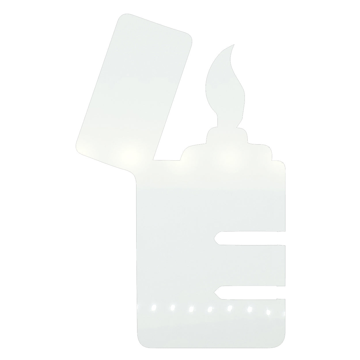 Custom-Bigs 2" & 5" - LIGHTER  White