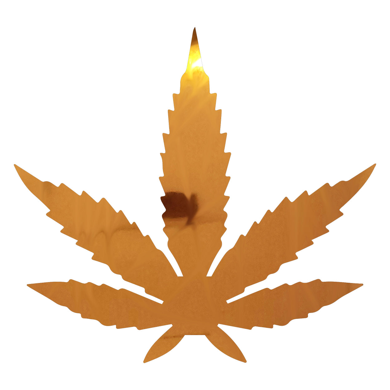 Custom-Bigs 2" & 5" - MARIJUANA LEAF  Orange