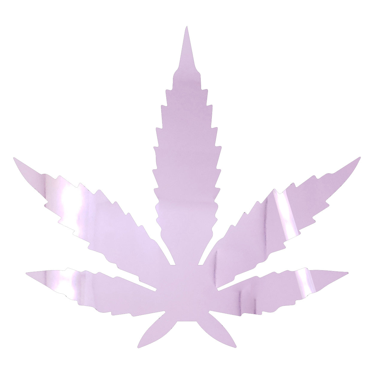 Custom-Bigs 2" & 5" - MARIJUANA LEAF  Pink