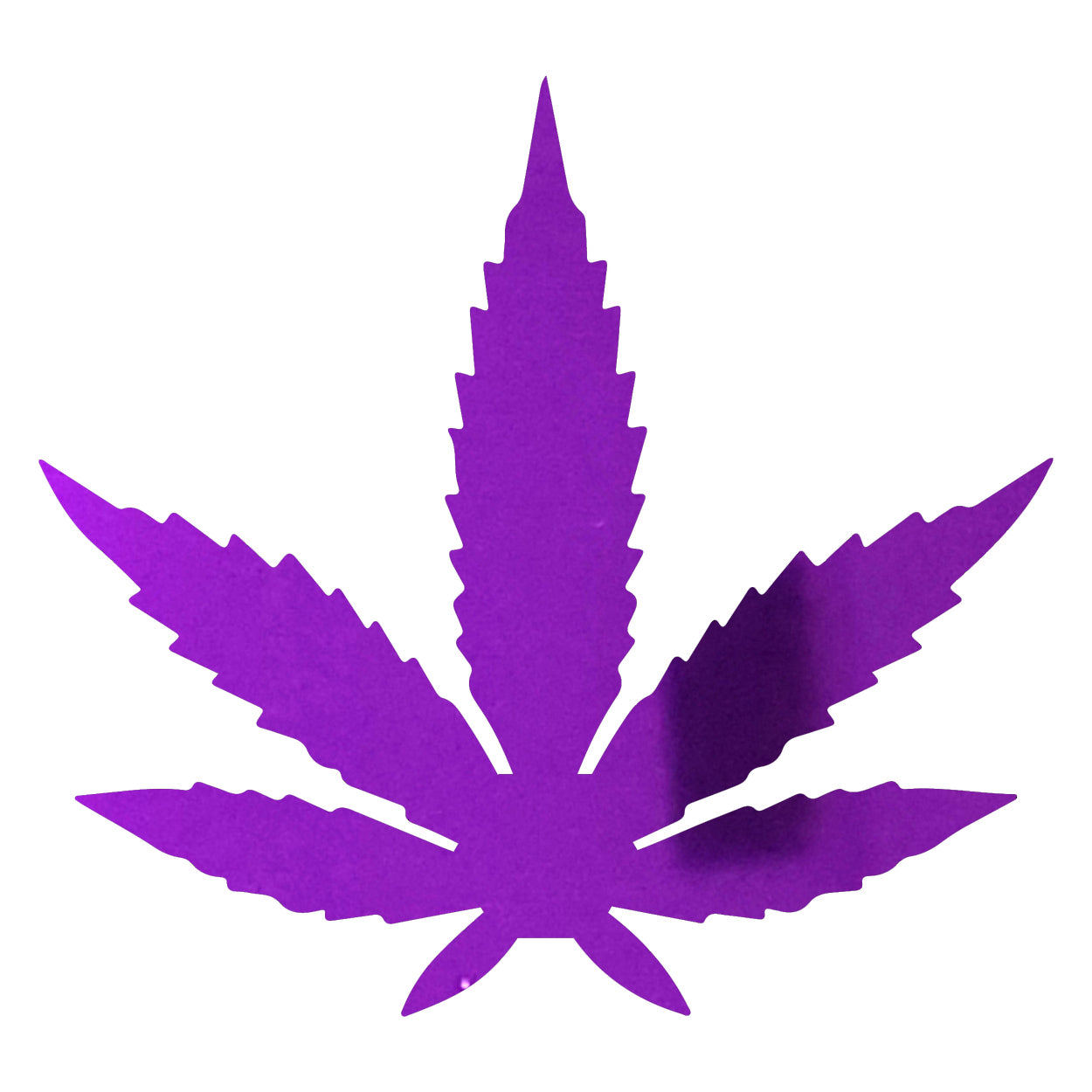 Custom-Bigs 2" & 5" - MARIJUANA LEAF  Purple