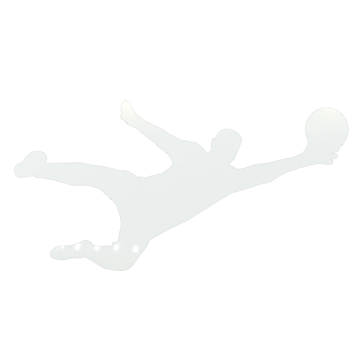 Custom-Bigs 2" & 5" - SOCCER PLAYER GOALIE  White