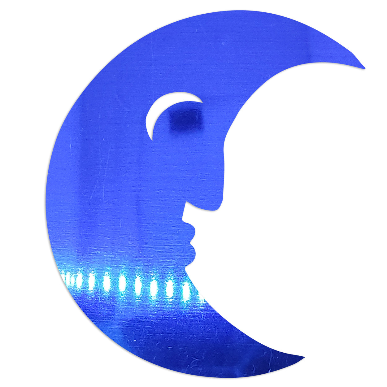 Custom-Bigs 2" & 5" - MAN ON MOON Blue Royal