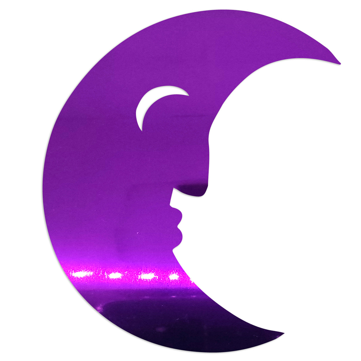 Custom-Bigs 2" & 5" - MAN ON MOON Purple