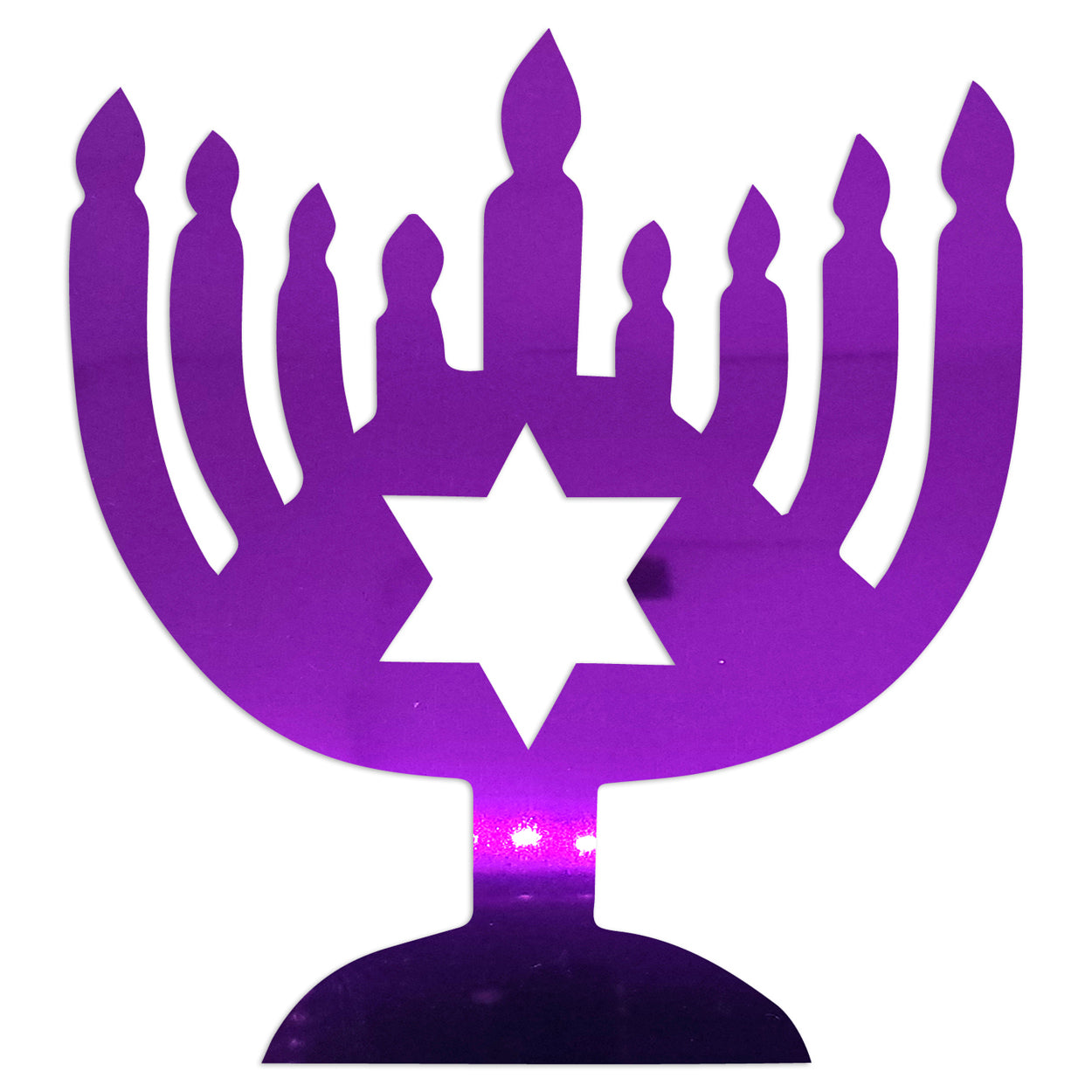 Custom-Bigs 2" & 5" - MENORAH Purple
