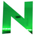 Custom-Bigs 2" & 5" - LETTER N Green