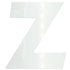 Custom-Bigs 2" & 5" - LETTER Z White