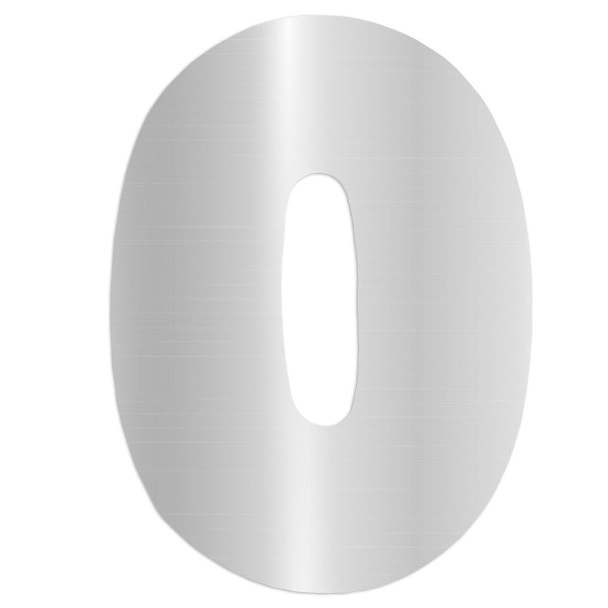 Custom-Bigs 2" & 5" - NUMBER 0 Silver