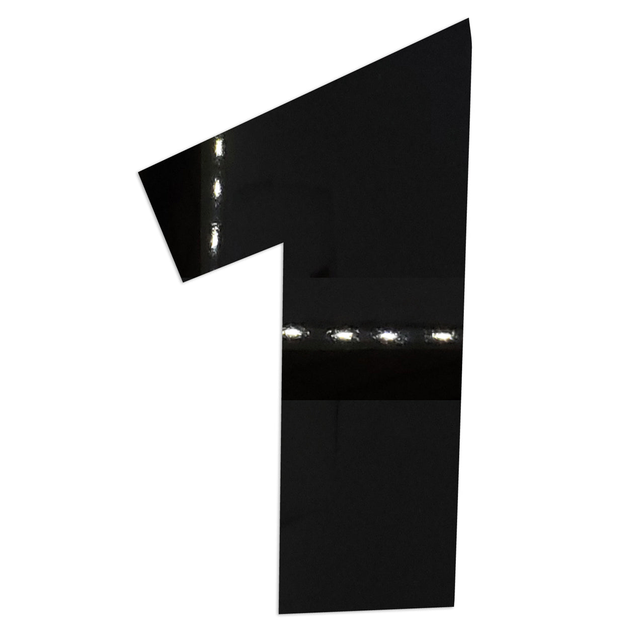 Custom-Bigs 2" & 5" - NUMBER 1 Black