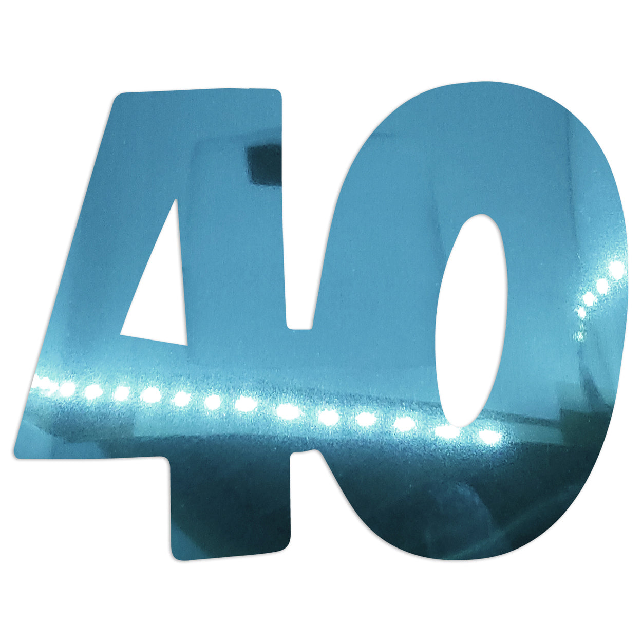 Custom-Bigs 2" & 5" - NUMBER 40 Blue Sky