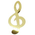 Custom-Bigs 2" & 5" - MUSIC NOTE CLEF Gold