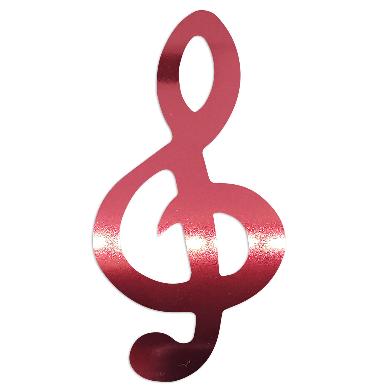 Custom-Bigs 2" & 5" - MUSIC NOTE CLEF Red