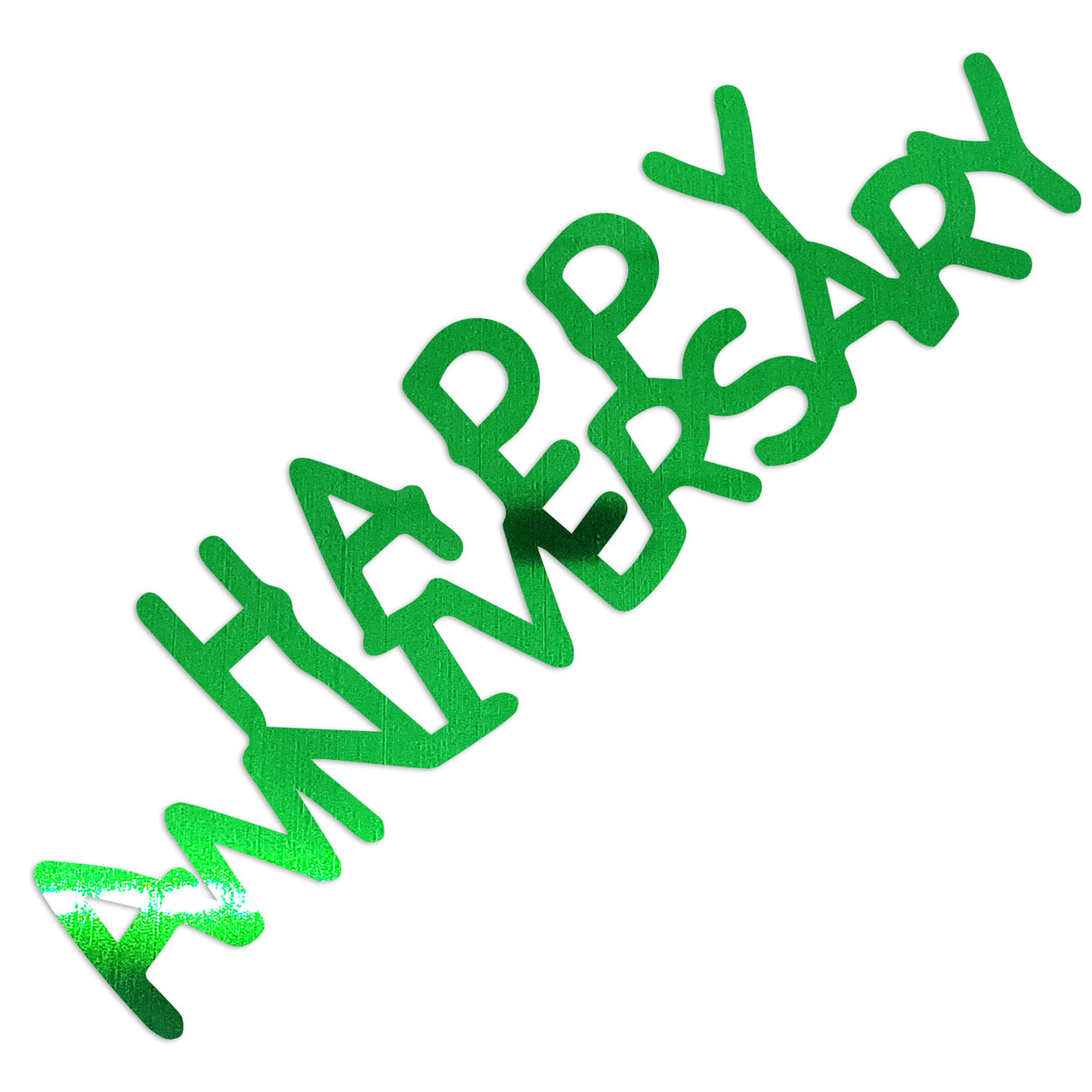Custom-Bigs 2" & 5" - HAPPY ANNIVERSARY Green