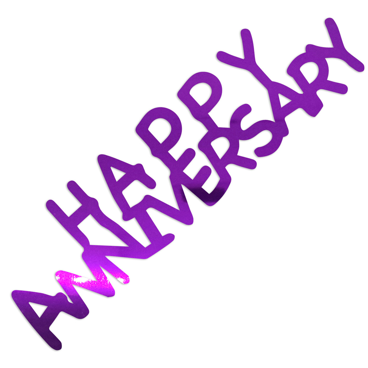 Custom-Bigs 2" & 5" - HAPPY ANNIVERSARY Purple