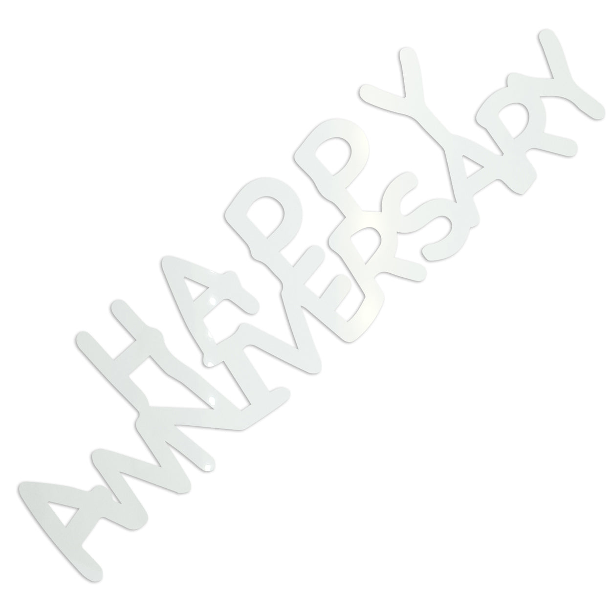 Custom-Bigs 2" & 5" - HAPPY ANNIVERSARY White