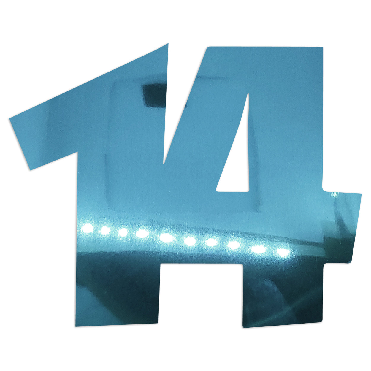 Custom-Bigs 2" & 5" - NUMBER 14 Blue Sky