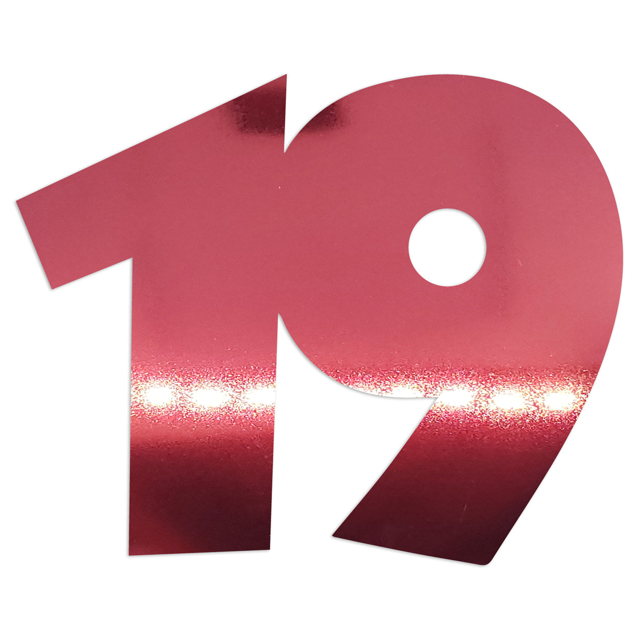 Custom-Bigs 2" & 5" - NUMBER 19 Red