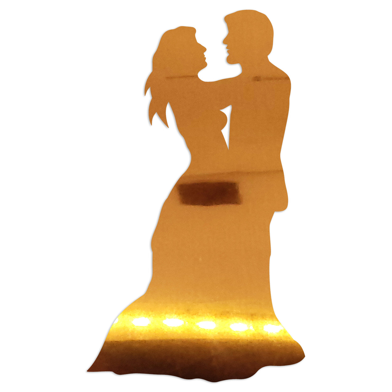 Custom-Bigs 2" & 5" - BRIDE & GROOM Orange