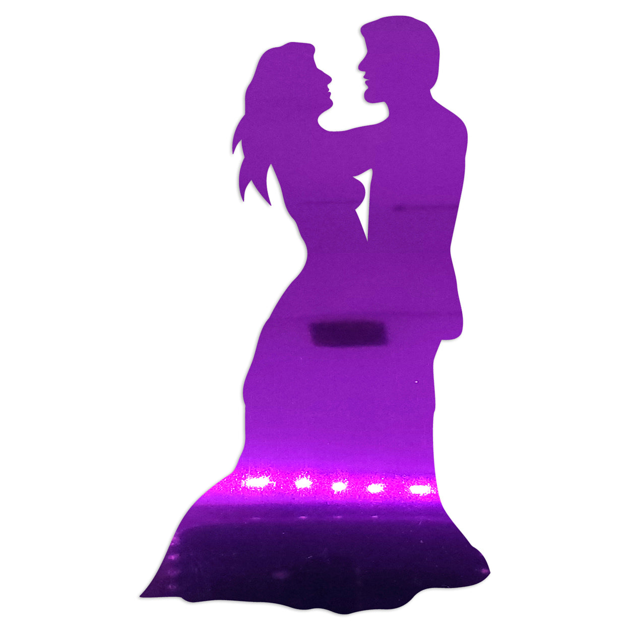 Custom-Bigs 2" & 5" - BRIDE & GROOM Purple