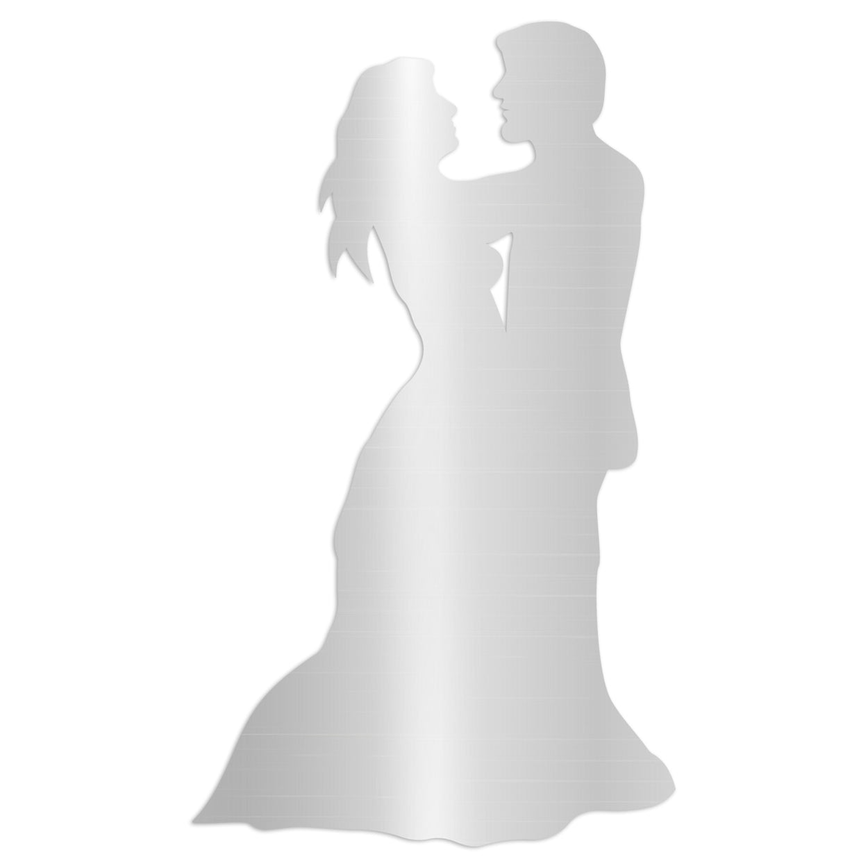 Custom-Bigs 2" & 5" - BRIDE & GROOM Silver