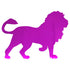Custom-Bigs 2" & 5" - LION Fuchsia