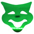 Custom-Bigs 2" & 5" - MASK: COMEDY Green