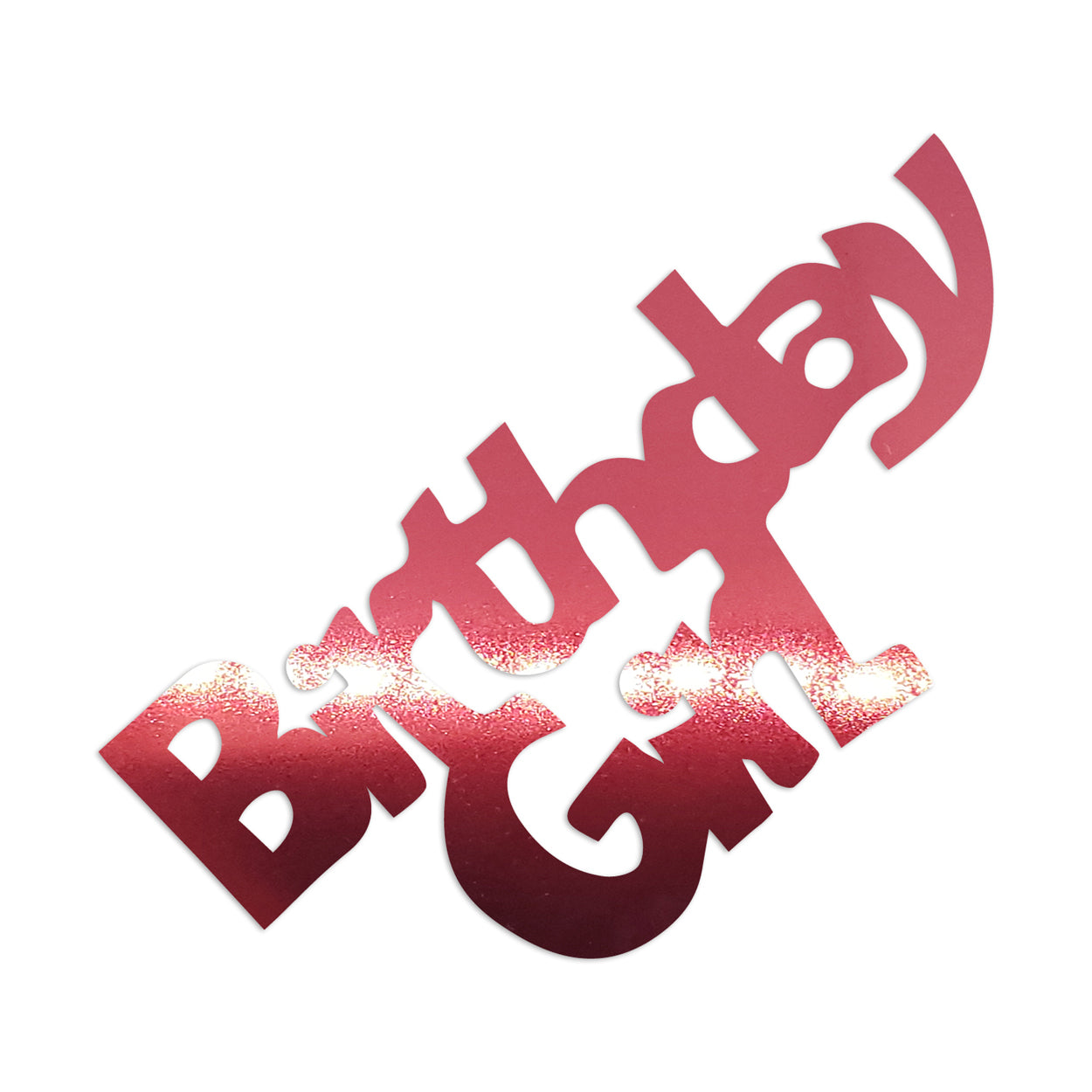 Custom-Bigs 2" & 5" - BIRTHDAY GIRL Red