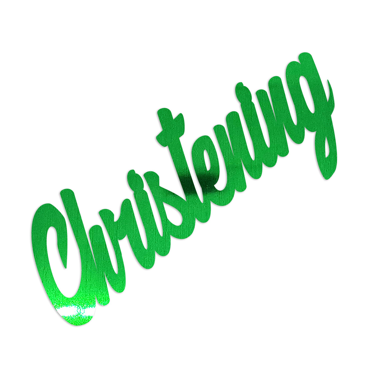 Custom-Bigs 2" & 5" - CHRISTENING Green