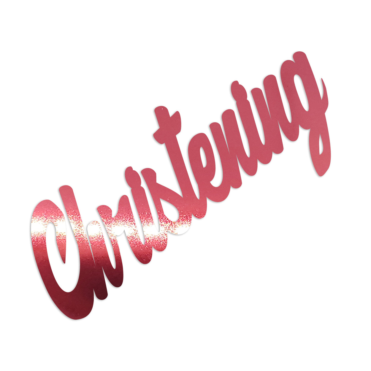 Custom-Bigs 2" & 5" - CHRISTENING Red