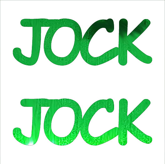 Custom-Buzz Word - JOCK Green