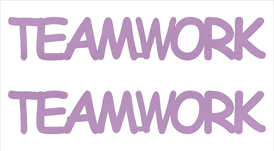 Custom-Buzz Word - TEAMWORK Pink