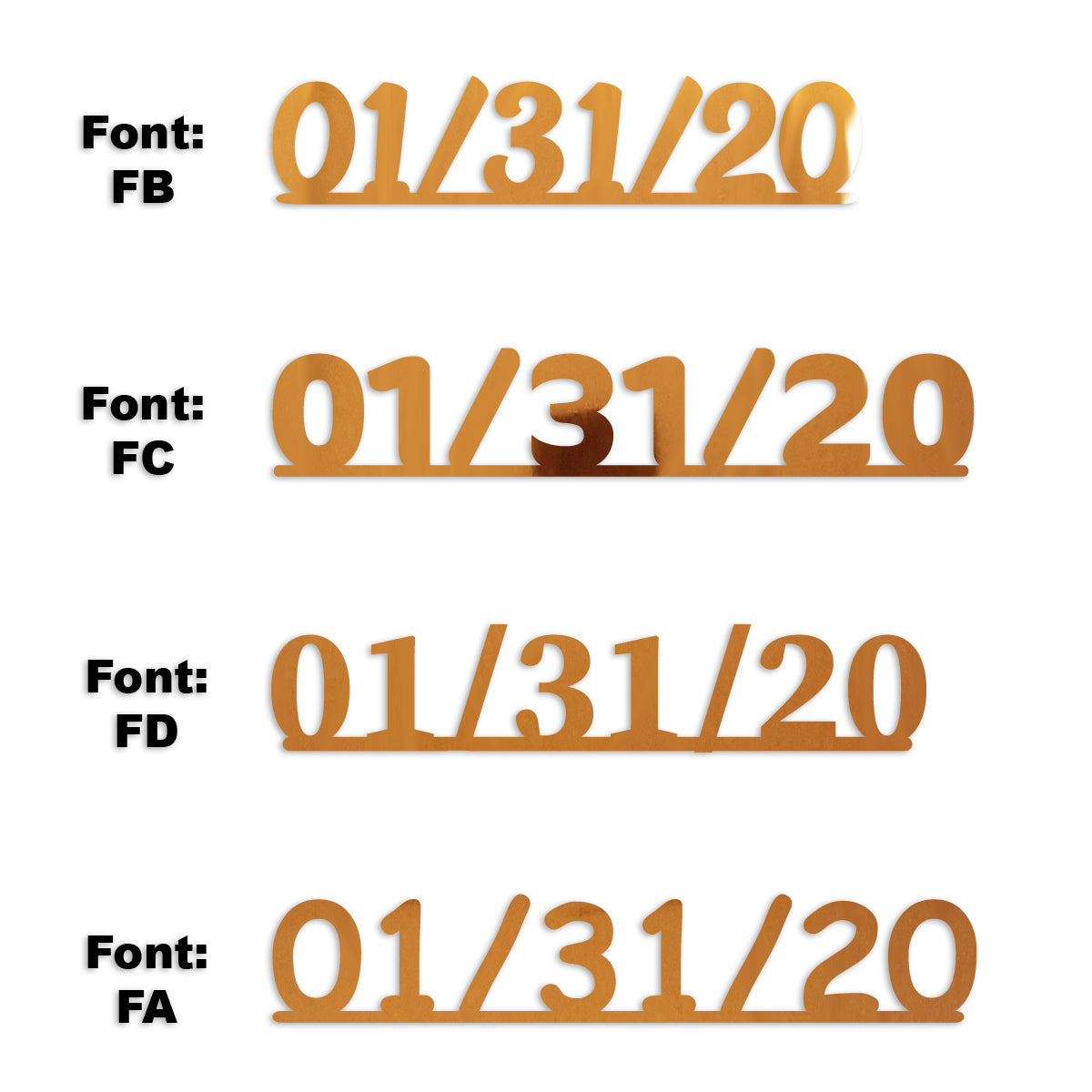 Custom-Fetti Date - 01/31/24 or 01/31/25  Orange