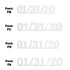 Custom-Fetti Date - 01/31/24 or 01/31/25  White