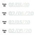 Custom-Fetti Date - 02/05/24 or 02/05/25  White
