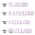 Custom-Fetti Date - 02/11/24 or 02/11/25  Pink