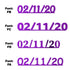 Custom-Fetti Date - 02/11/24 or 02/11/25  Purple