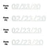 Custom-Fetti Date - 02/23/24 or 02/23/25  White