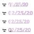 Custom-Fetti Date - 02/25/24 or 02/25/25  Pink