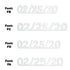 Custom-Fetti Date - 02/25/24 or 02/25/25  White